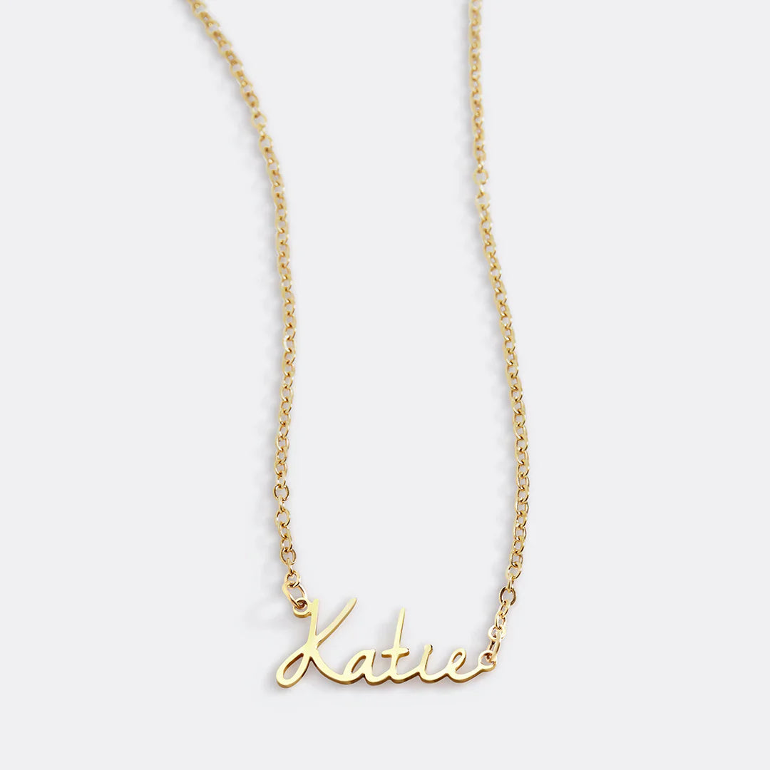Fairy Name Necklace – Close Fit