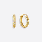 Falling Stars Huggie Hoop Earrings