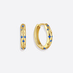 Falling Stars Huggie Hoop Earrings