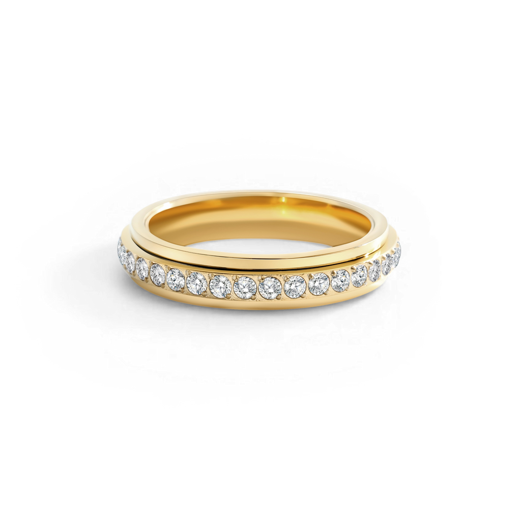 Spinning Fidget Eternity Ring