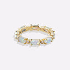 Eternity Fire Opal Ring