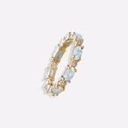 Eternity Fire Opal Ring