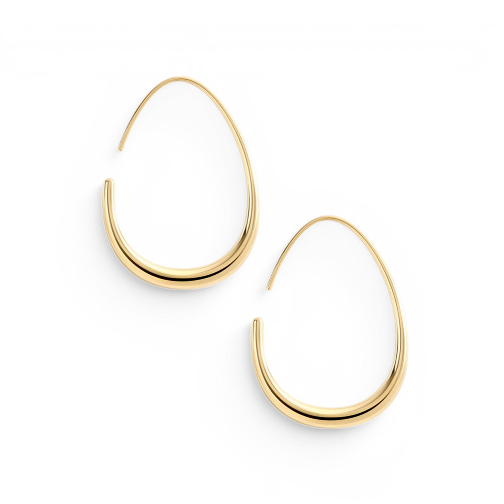 Fluid Hoop Earrings
