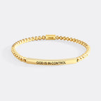 God Is In Control Beaded Inspire Bracelet