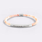 God Is Within Her - Psalm 46:5 Beaded Inspire Bracelet
