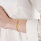 Triple Layer Satellite Chain Bracelet