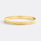 Hammered Gold Cuff Bracelet