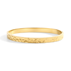 Hammered Gold Cuff Bracelet