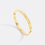 Hammered Gold Cuff Bracelet