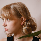 Pave Huggie Hoop Earrings