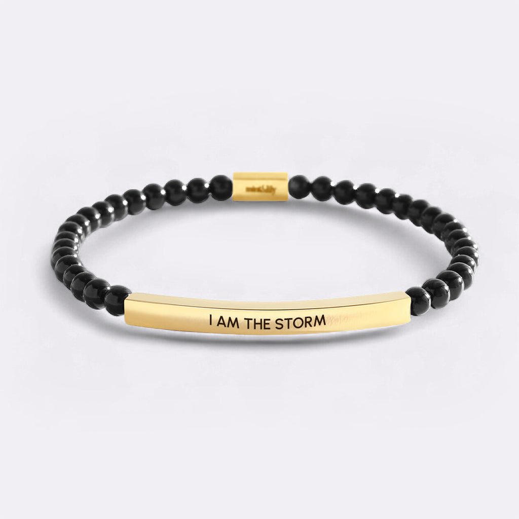 I Am The Storm Beaded Inspire Bracelet