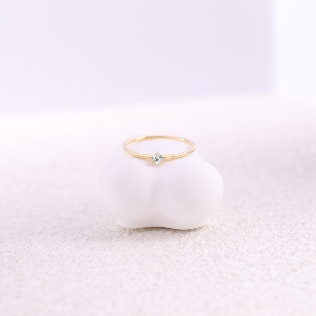 Tiny Diamond Ring