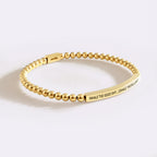Inhale The Good Shit...Exhale The Bullshit Beaded Inspire Bracelet