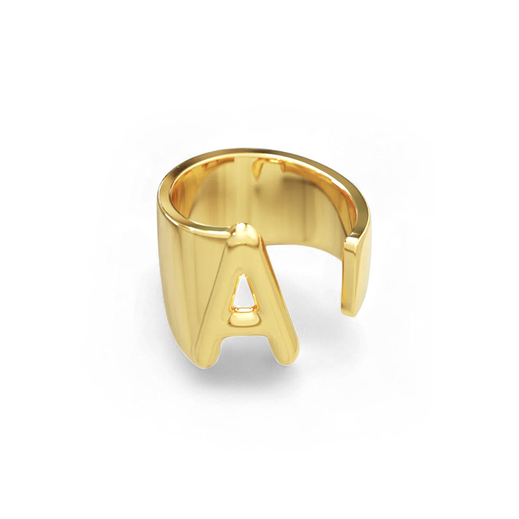 Initial Monogram Ring