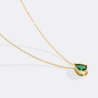 Diamond Teardrop Necklace
