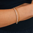 Double Chain Tennis Bracelet