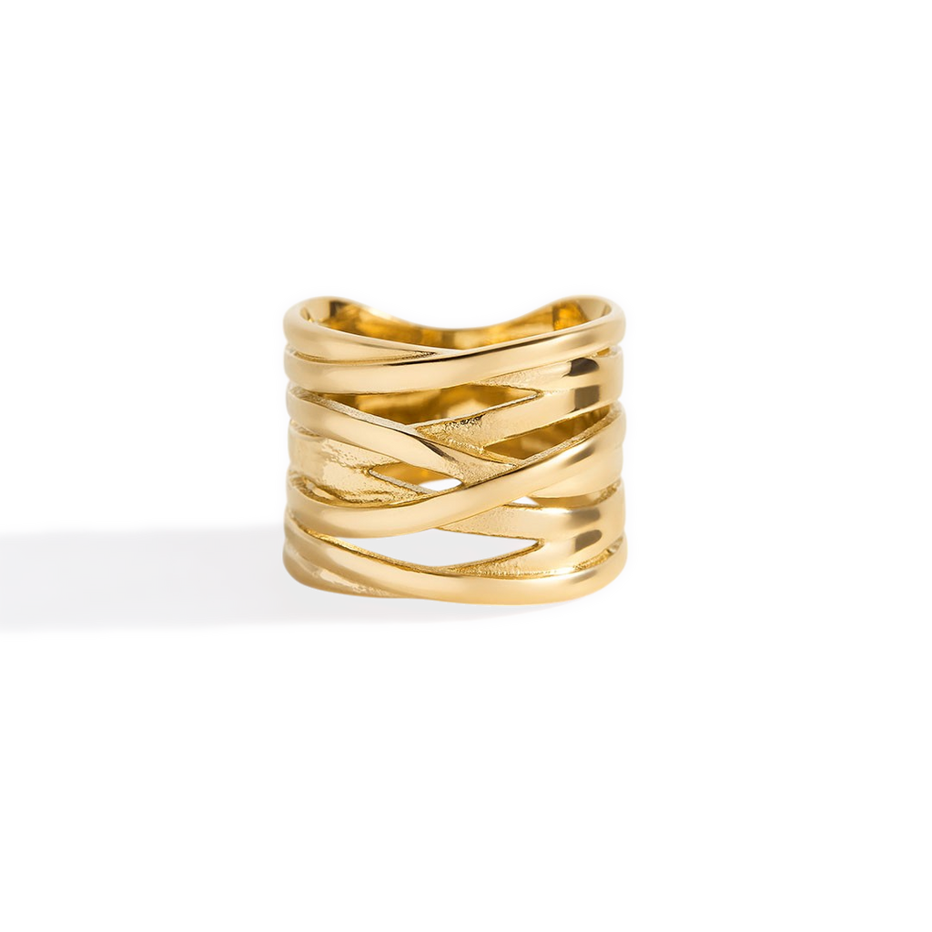 Wire Wrap Statement Ring