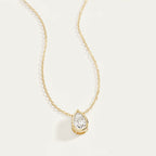 Diamond Teardrop Necklace