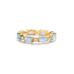 Eternity Fire Opal Ring
