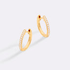 Small Dainty Pave Earring