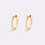Small Dainty Pave Earring