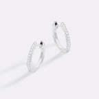 Small Dainty Pave Earring