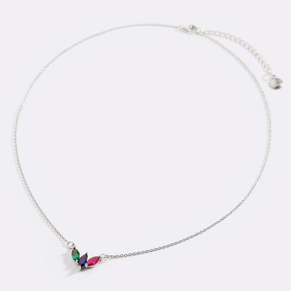 Elegant Family Birthstone Necklace