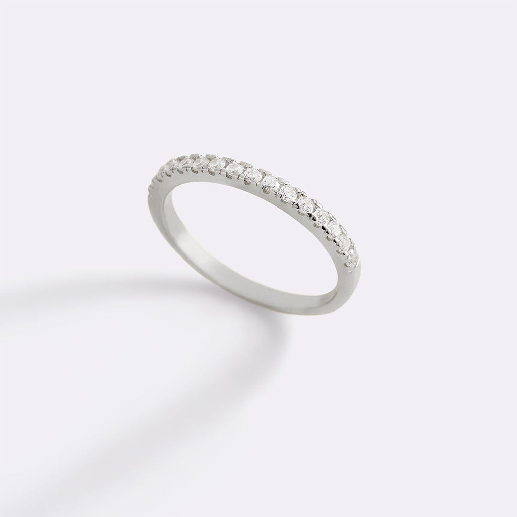 Micro Pavé Eternity Stacking Ring