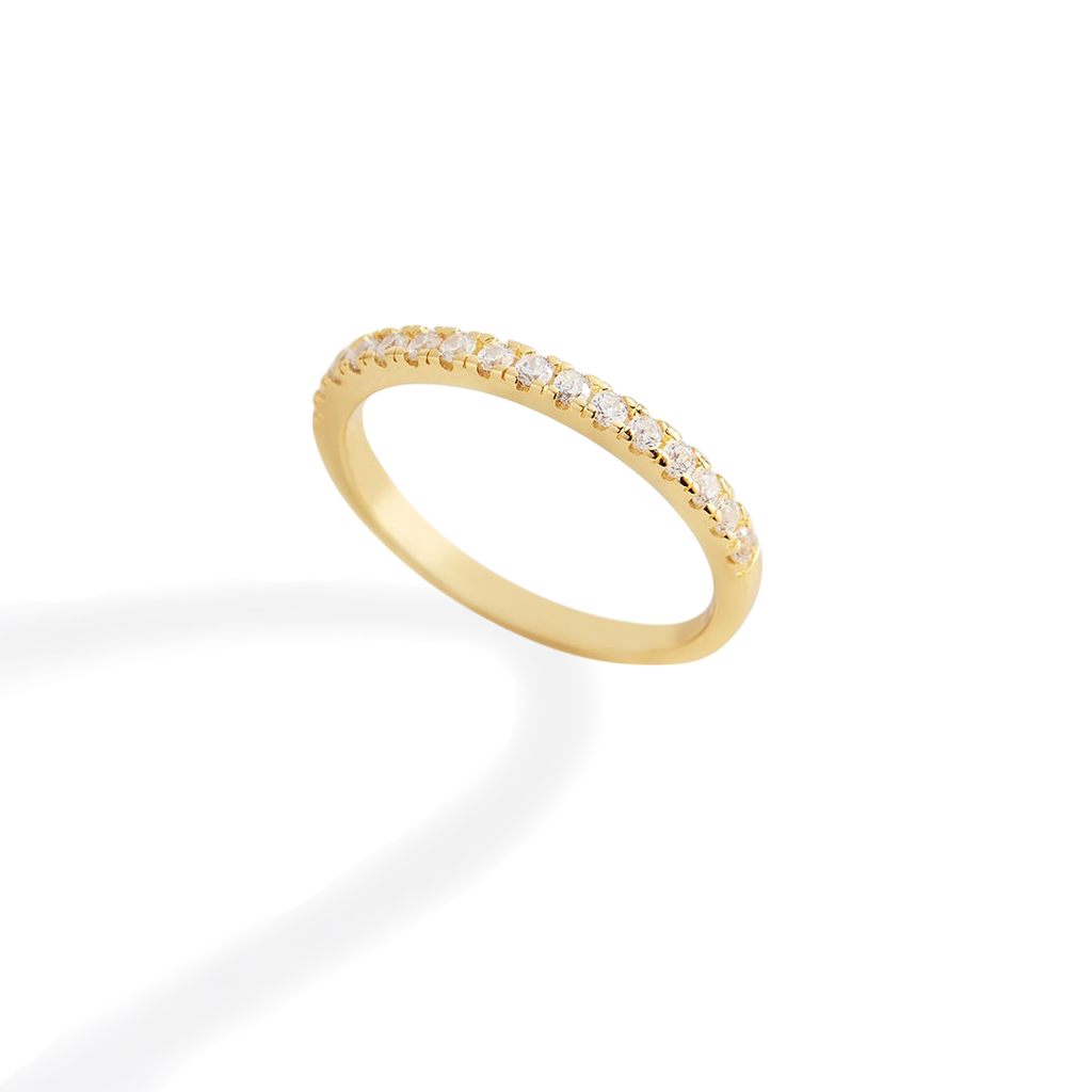Micro Pavé Eternity Stacking Ring