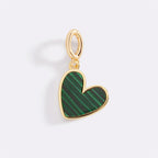 Natural Stone Heart Charm