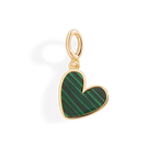 Natural Stone Heart Charm