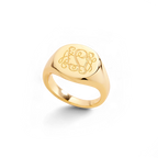 Monogram Signet Ring