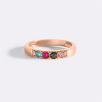 Stackable Birthstones Band Ring