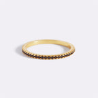 Black Diamond Eternity Stacking Ring