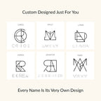 Monogram Name Ring