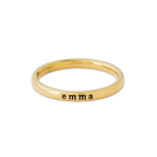 Tiny Stackable Name Ring
