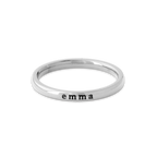 Tiny Stackable Name Ring