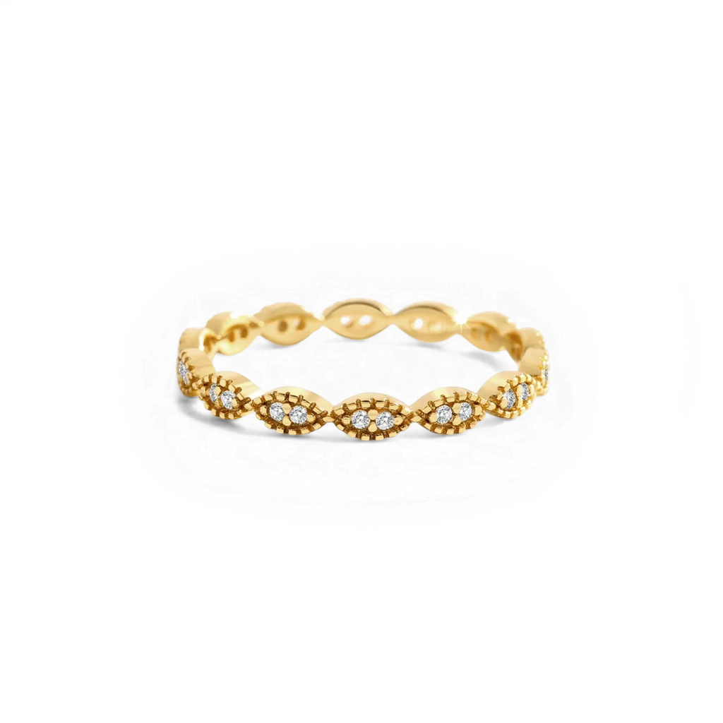 Marquise Shape Eternity Band