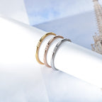 Dainty Diamonds Stacking Ring