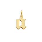 Old English Letter Charm