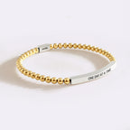 One Day At A Time Beaded Inspire Bracelet