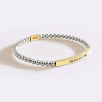One Day At A Time Beaded Inspire Bracelet