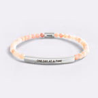 One Day At A Time Beaded Inspire Bracelet