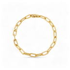 Open Link Paperclip Chain Bracelet