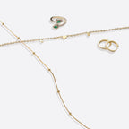 Pave Huggie Hoop Earrings