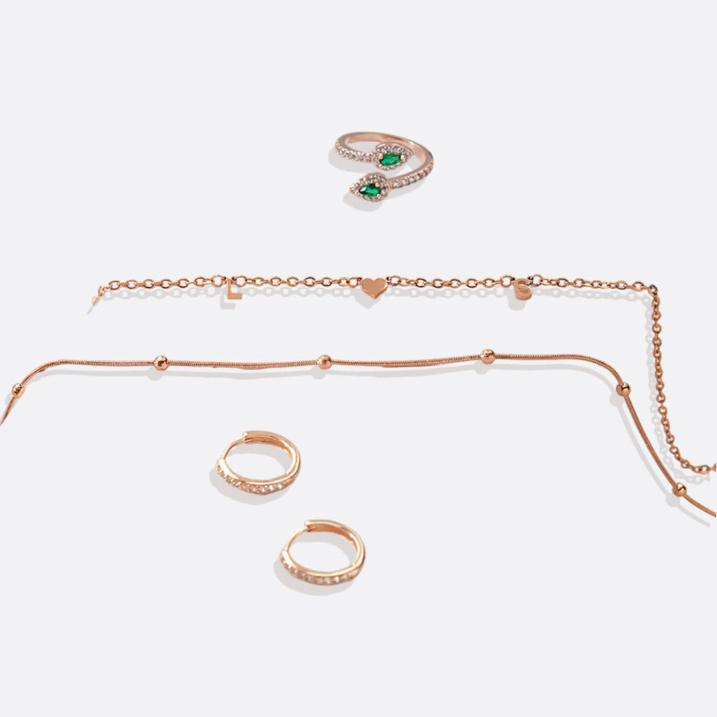 Pave Huggie Hoop Earrings