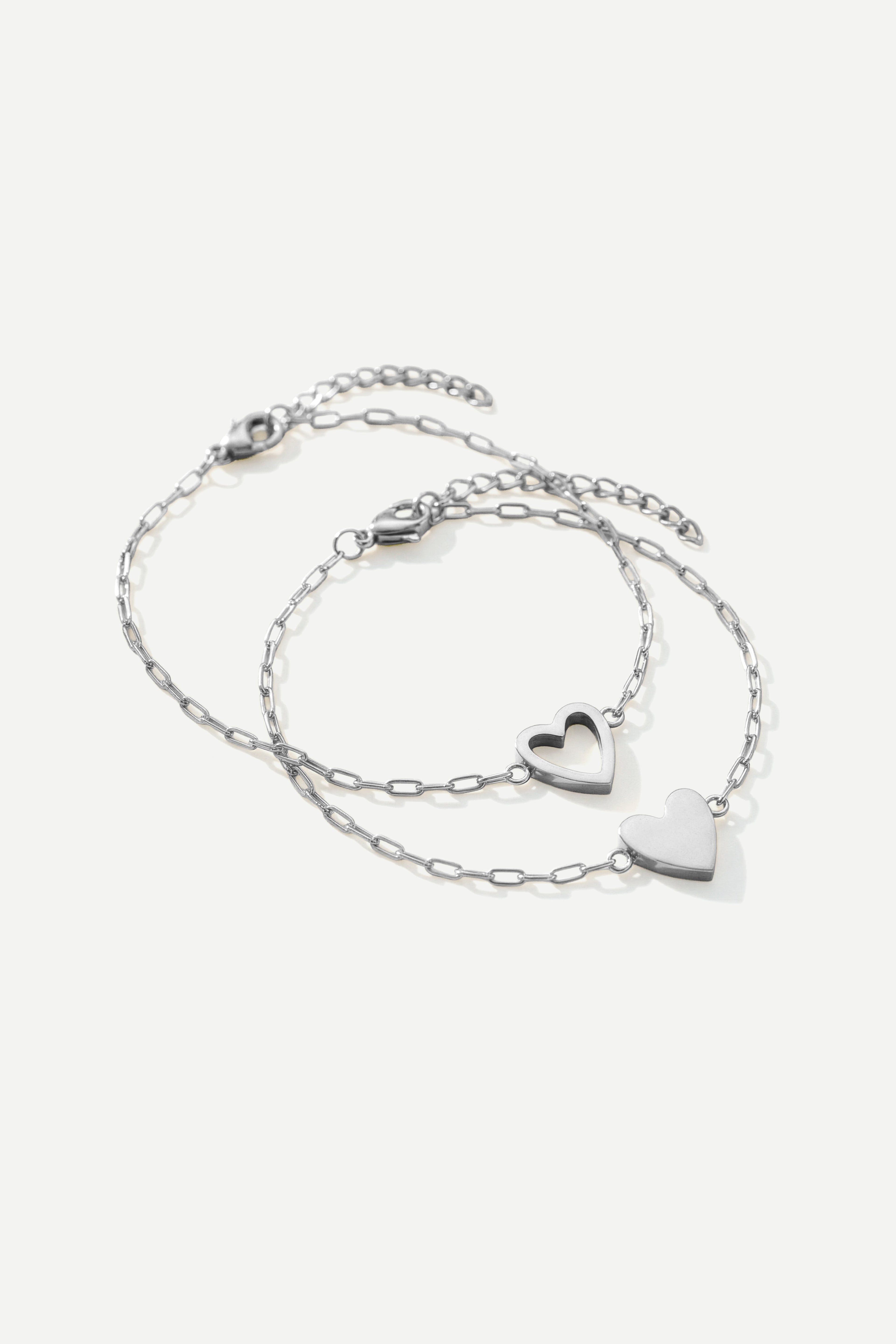 Perfect Fit Heart Bracelet Set
