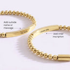 Personalized Beaded Inspire Bracelet