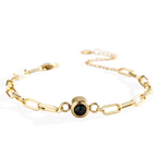 Photo Bracelet with Paperclip Chain
