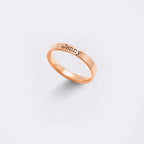 Engraved Stackable Name Ring | 3mm Band